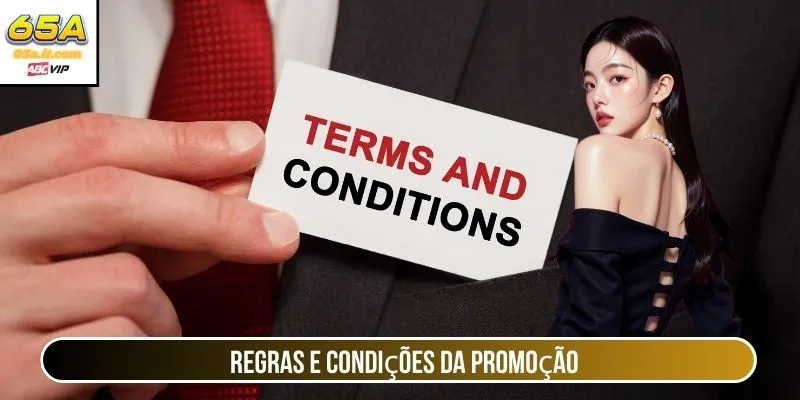 Regras e condições da promoção